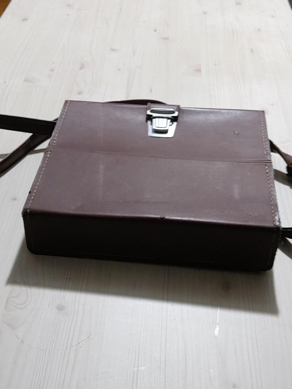 옛날 통가죽가방