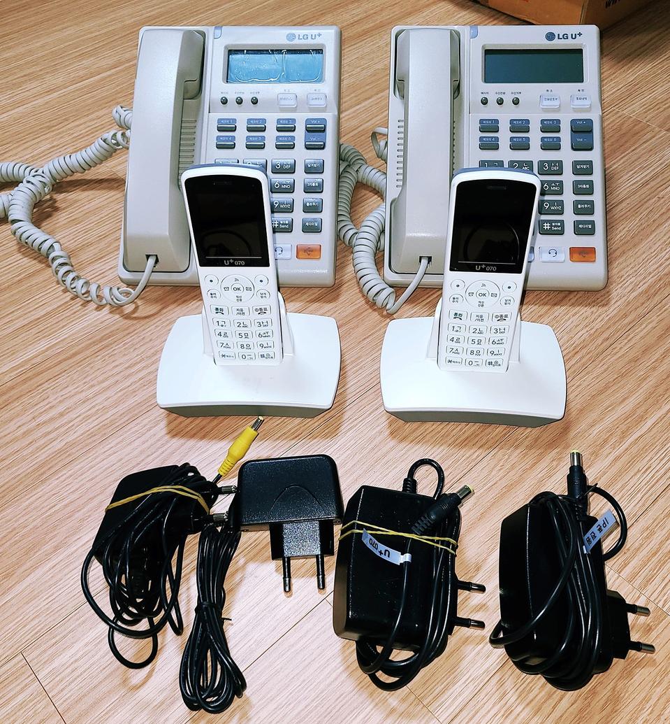 LG유플러스 인터넷(IP) 유무선 전화기 판매(유선2개 무선2개)