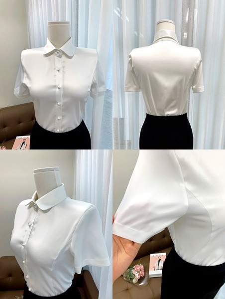 면접 기본 정장 블라우스 오피스룩 새상품 핸드메이드 승무원 회사