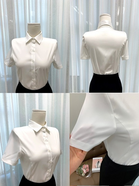 면접 기본 정장 블라우스 회사 새상품 핸드메이드 승무원 오피스룩