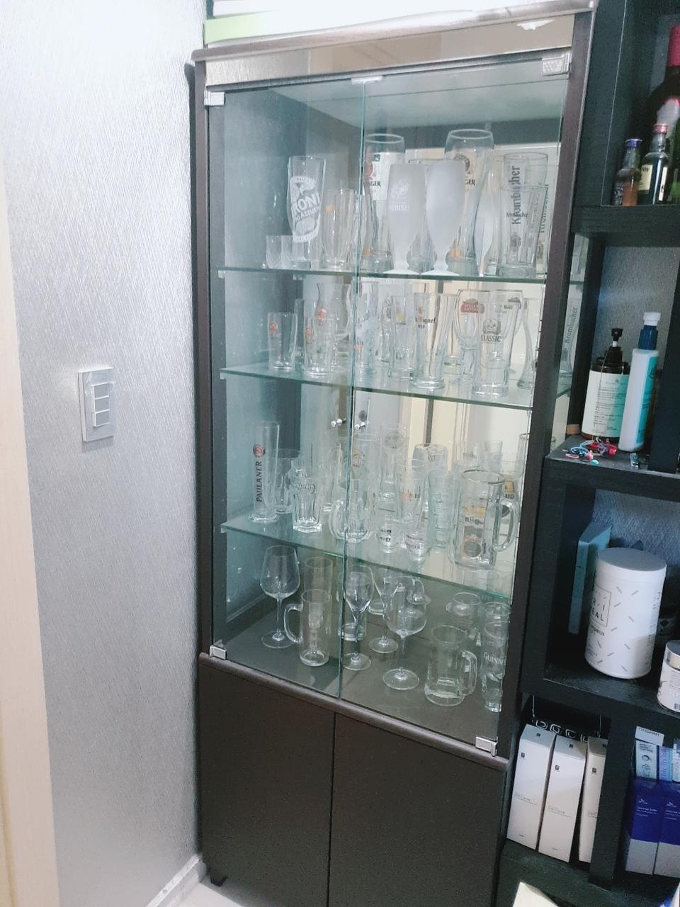 유리진열장 팝니다.