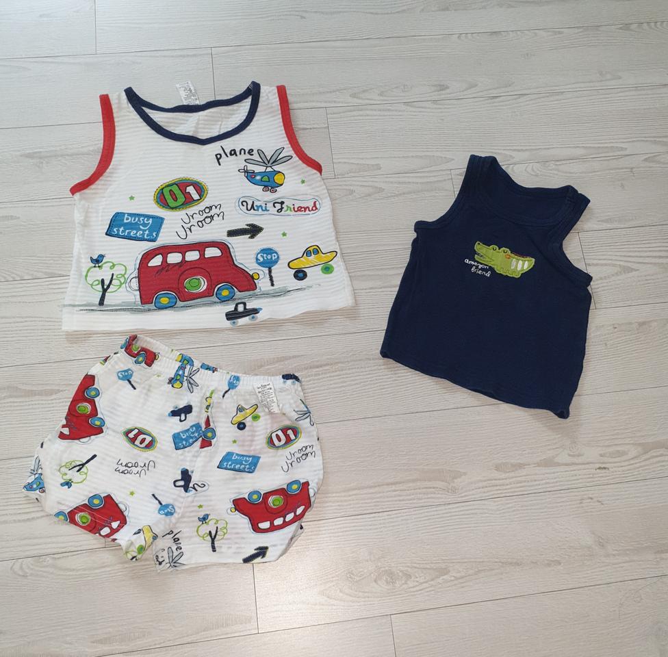 신생아 여름 나시 두벌