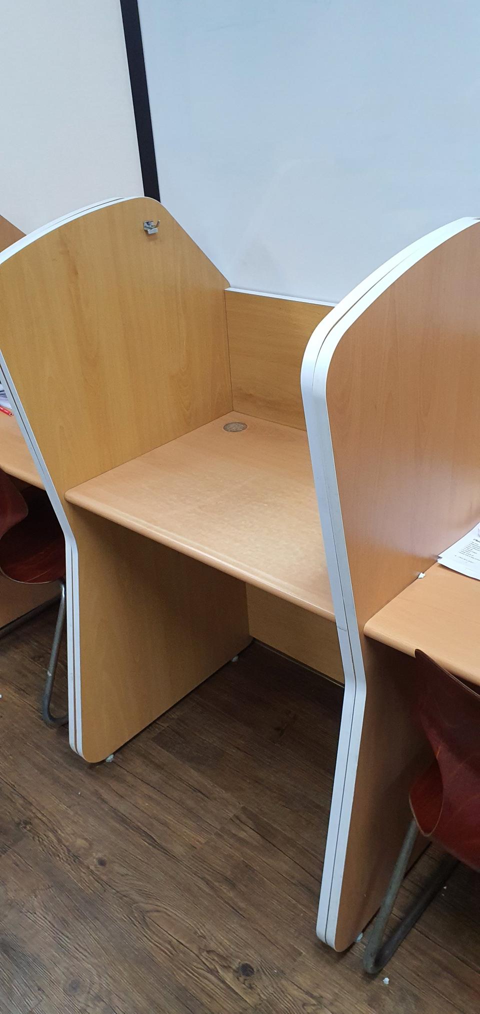 독서실 책상 의자 세트