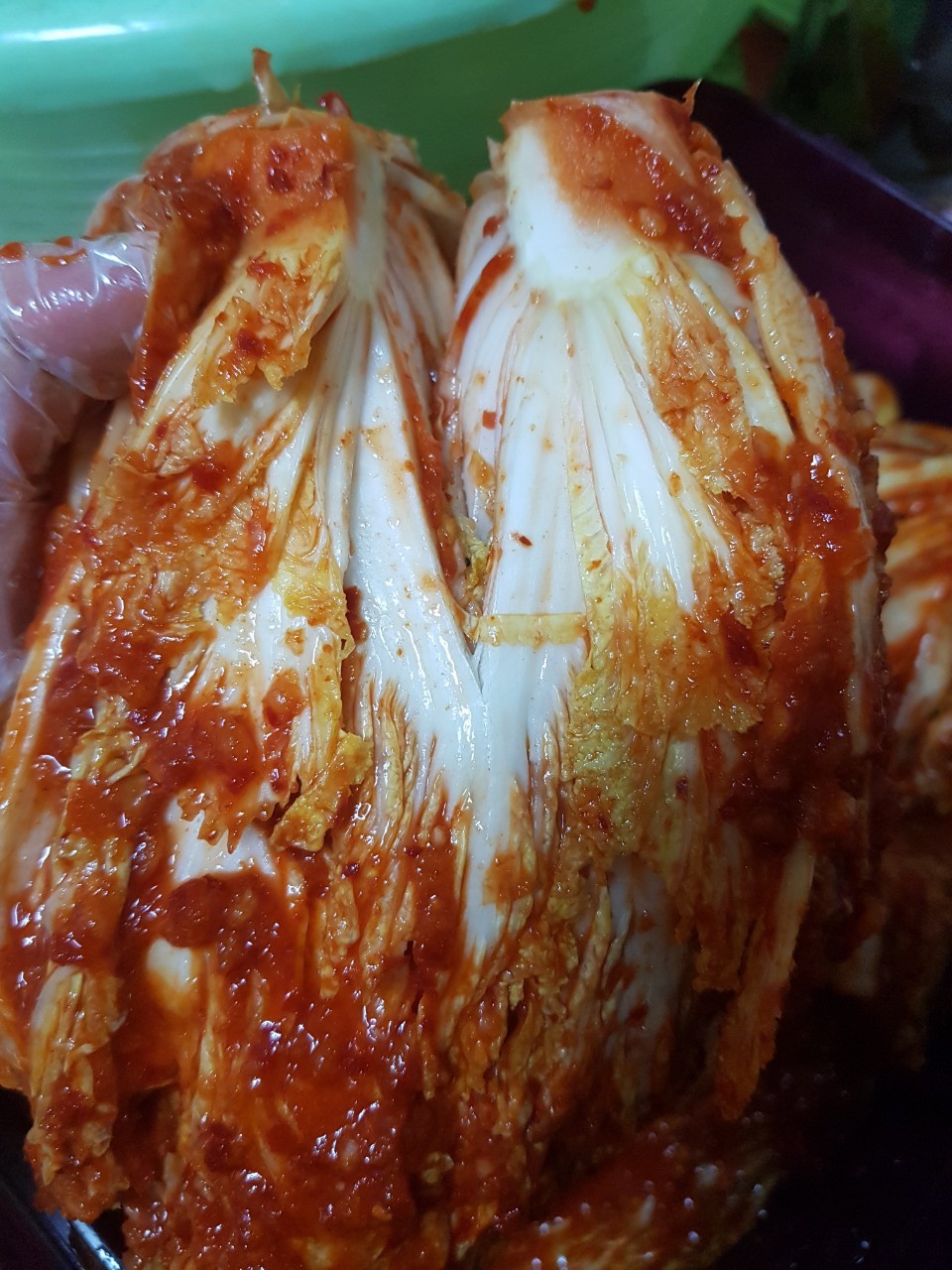 무료배송) 국산재료 포기김치~