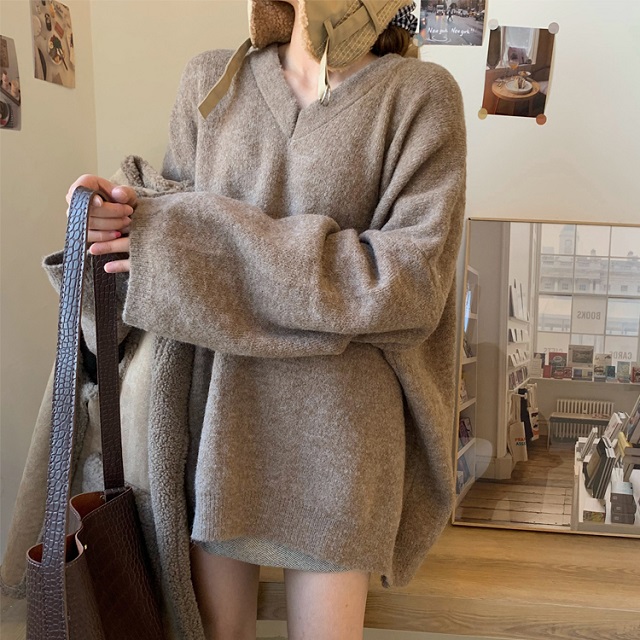 모던 데일리 오버핏 니트