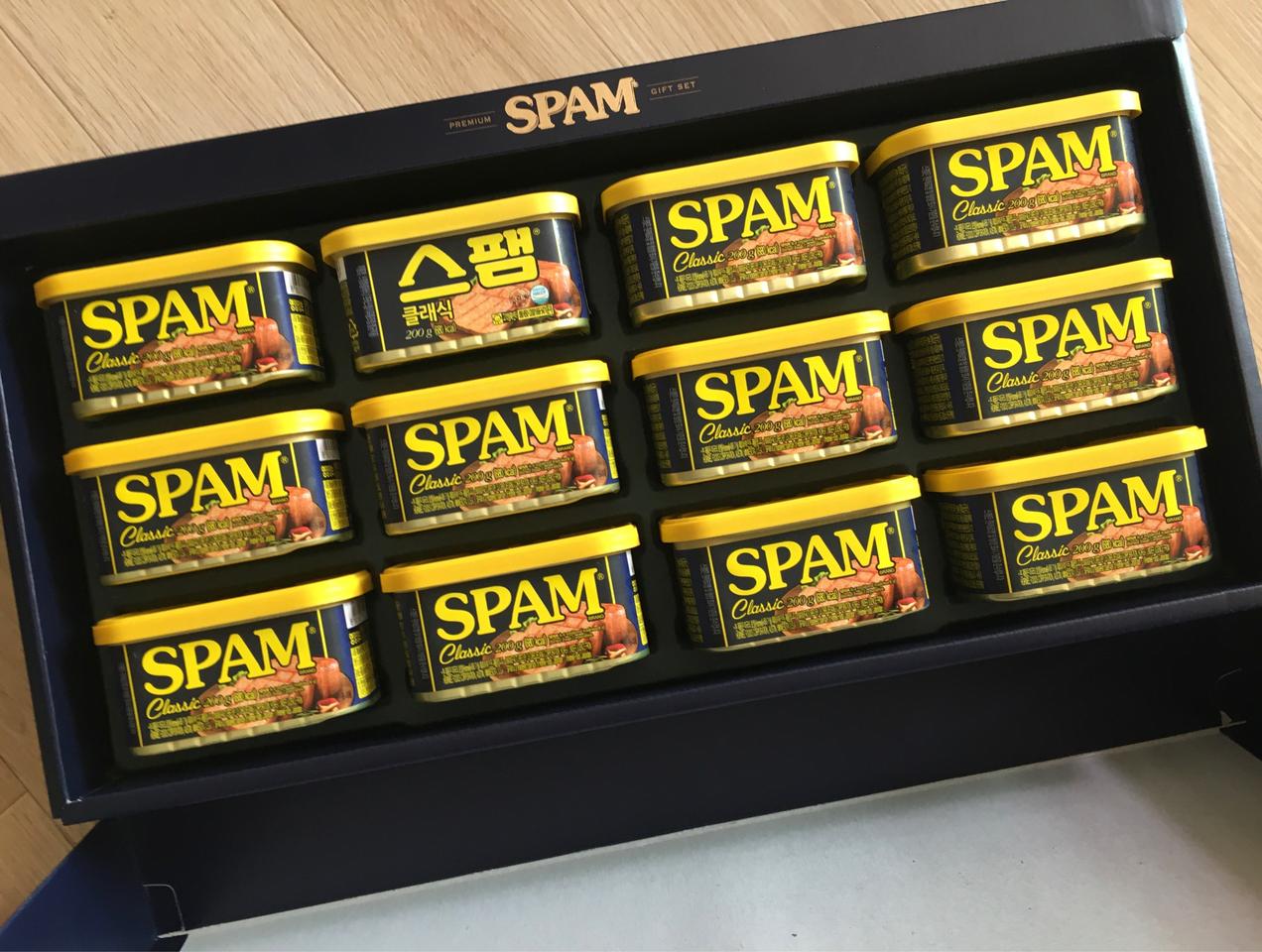 스팸6호 클래식 200g x 12개 (택포2.5만)