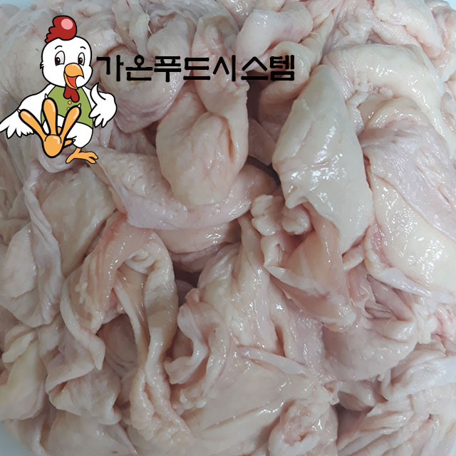 깨끗하게정리한 닭껍질2kg