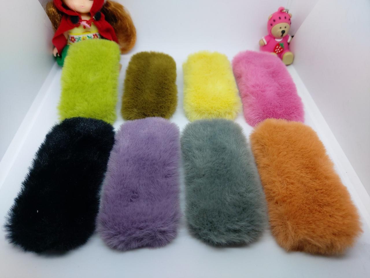 부드러운 밍크똑딱핀 머리핀