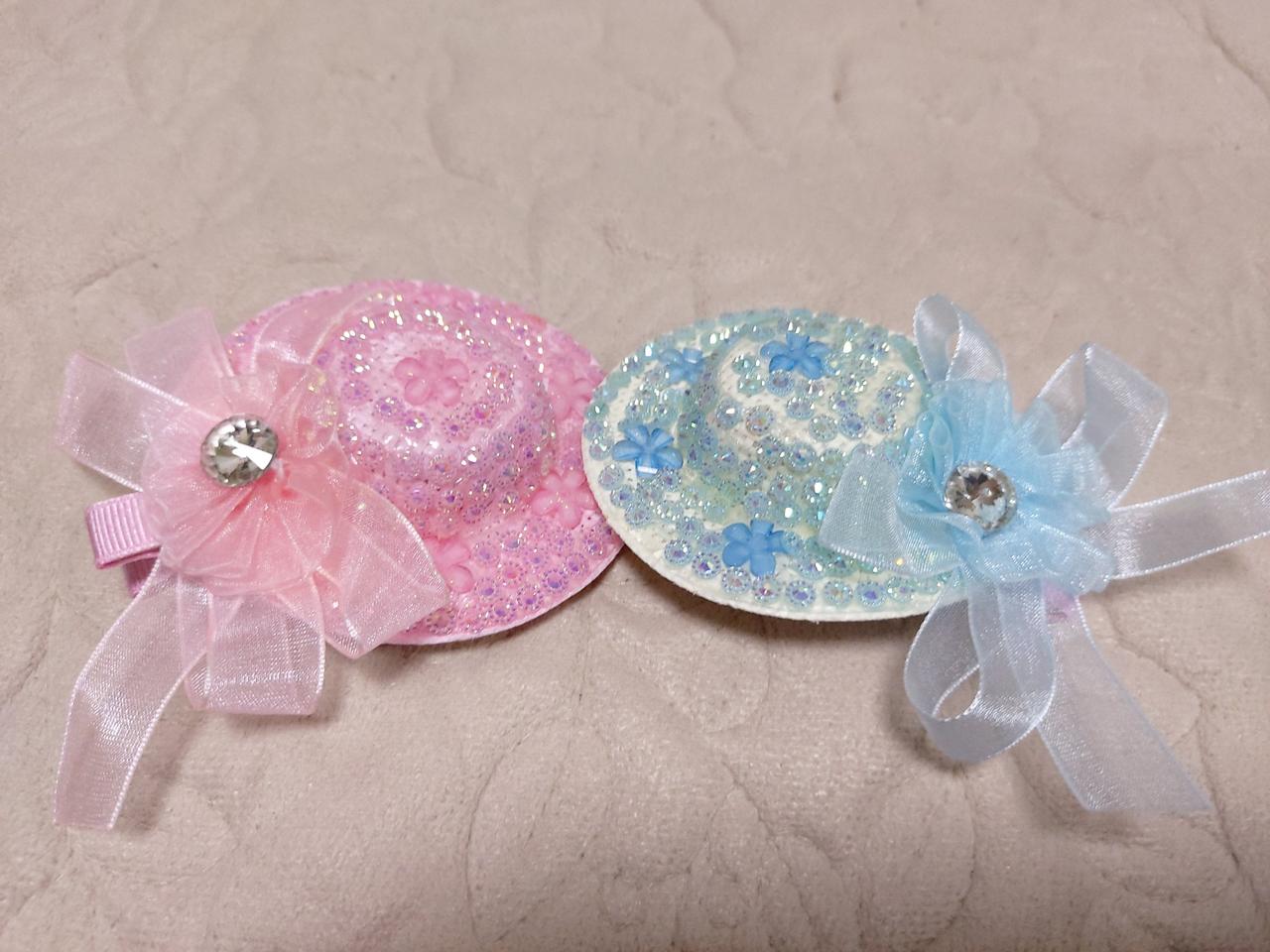 블링블링 모자집게핀 머리핀