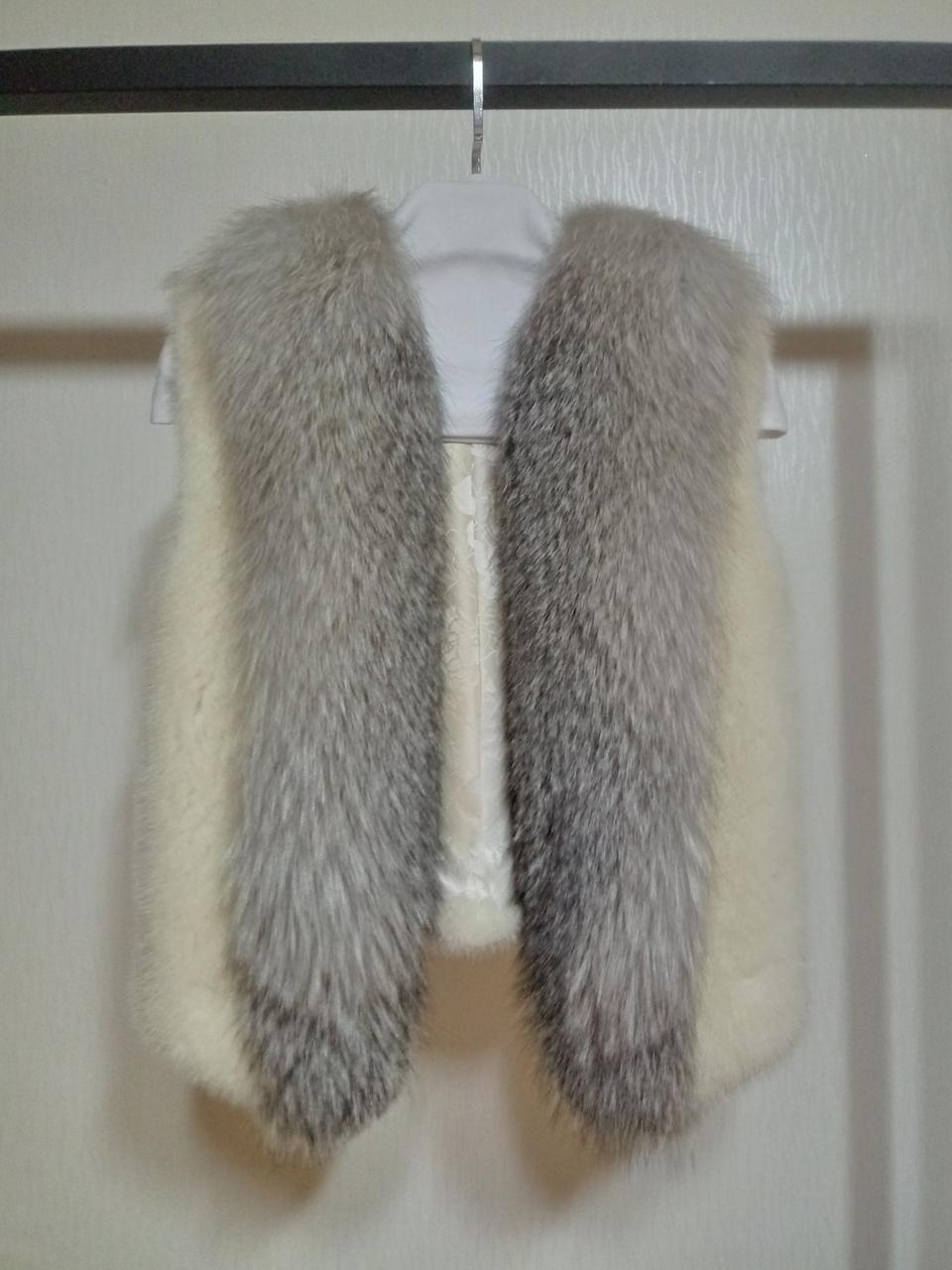 유행안타는 디자인의 오리지널모피/여자 모피조끼/모피베스트