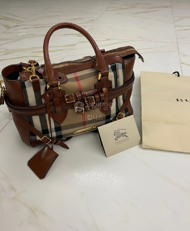 정품 버버리 프로섬 토트백