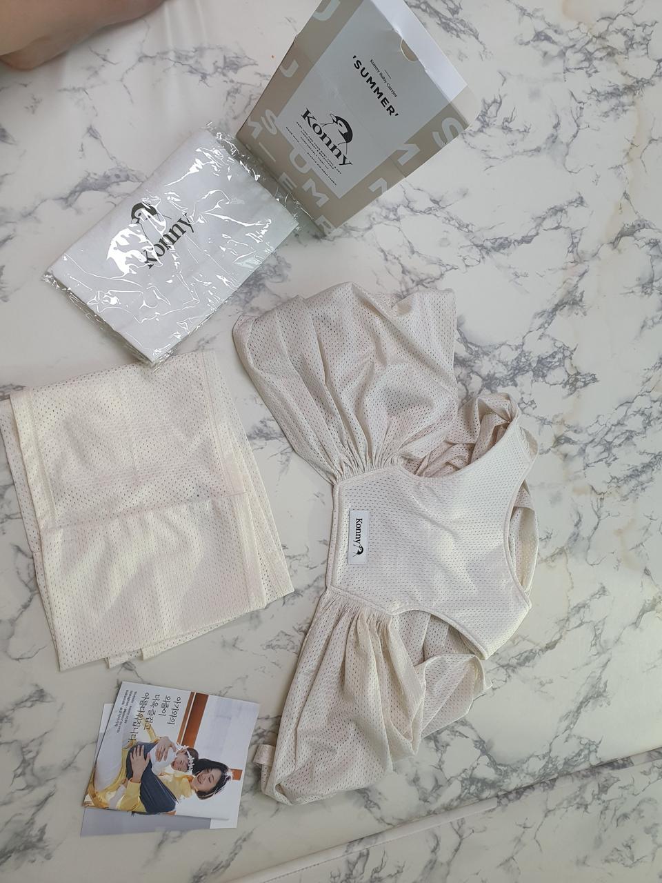 코니 아기띠 매쉬아이보리 M사이즈