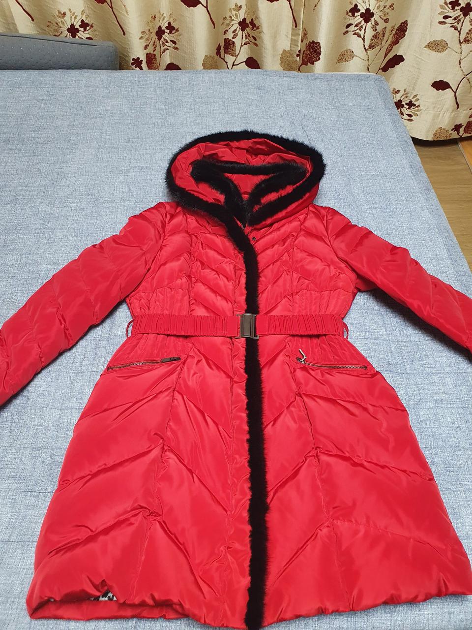 밍크트리밍구스패딩