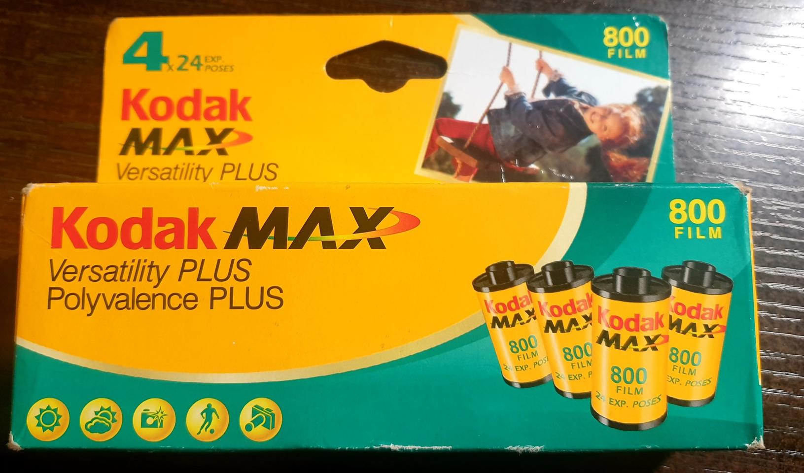 35mm 필름 코닥 max versatility  800 24매 4롤