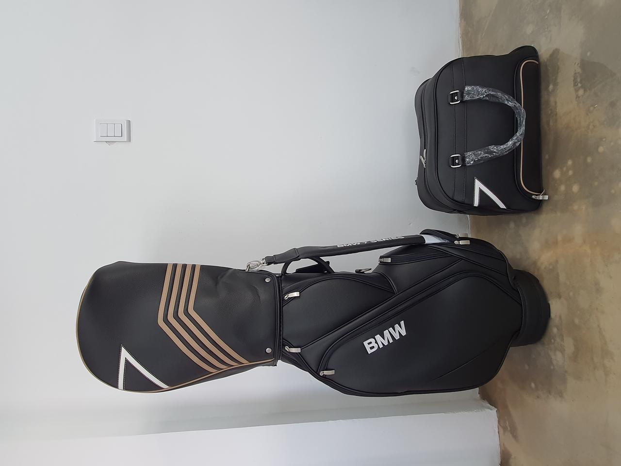 bmw 7시리즈 골프백 세트(캐디백, 보스톤백, 항공커버) 새상품 판매