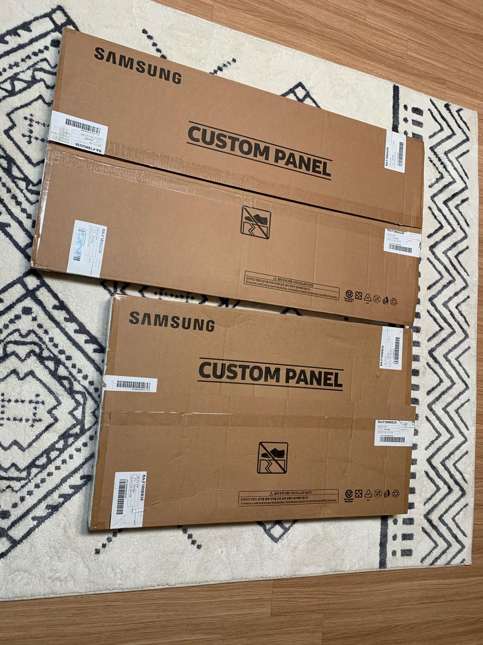 비스포크 패밀리허브 상하단 패널 (글램네이비 새상품)