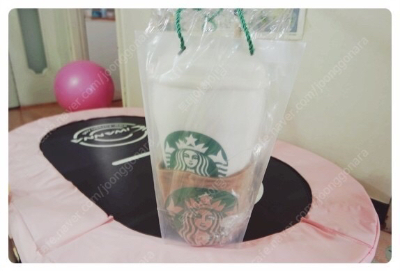 [해외한정판] 스타벅스 컵모양 쿠션 MD