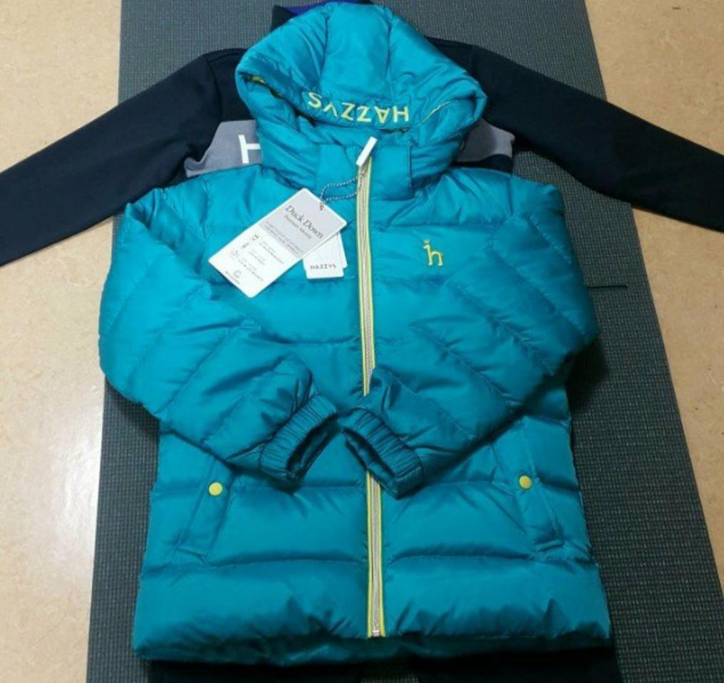 헤지스키즈 구스패딩 정품