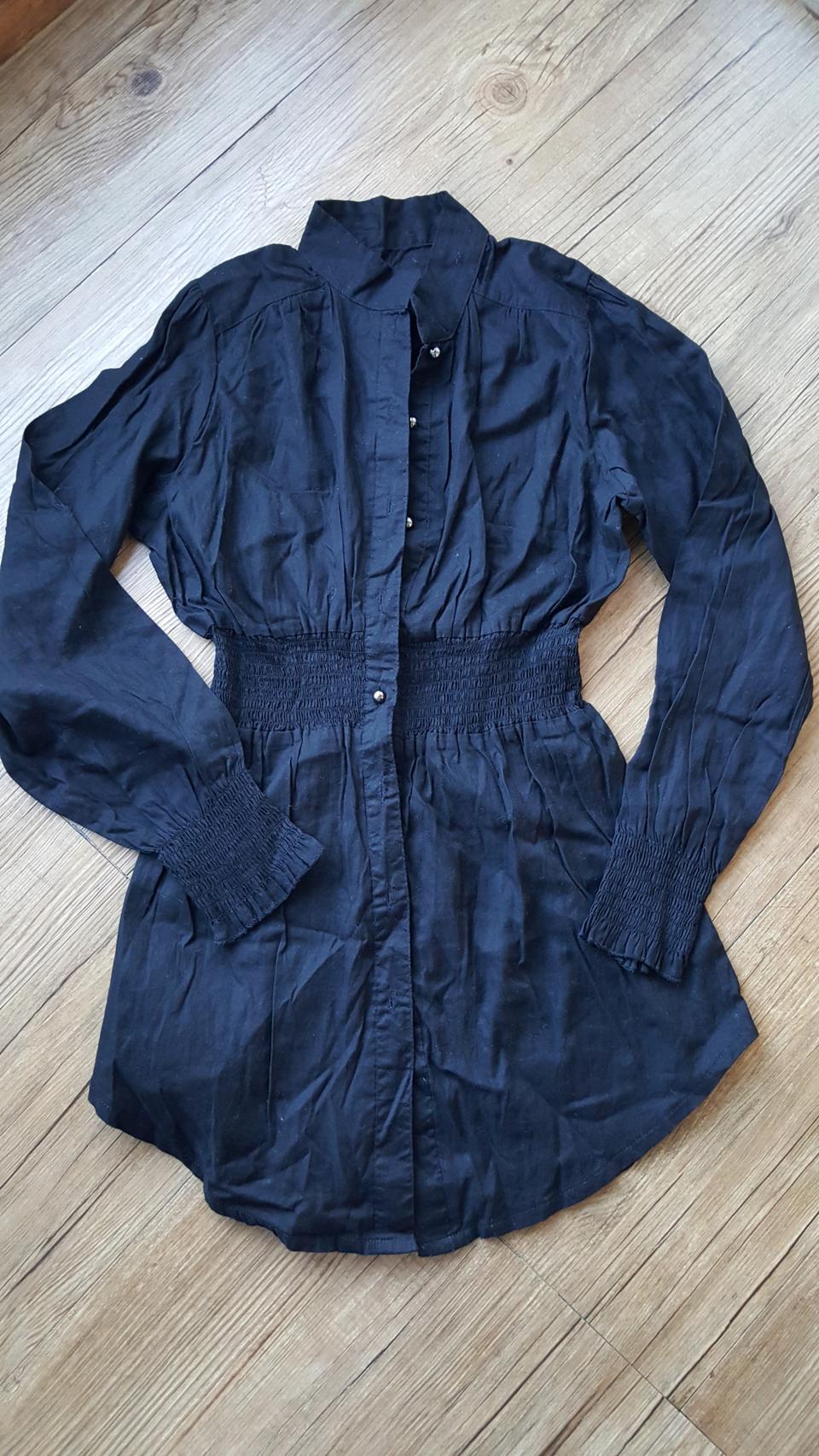 블랙 블라우스 셔츠 남방