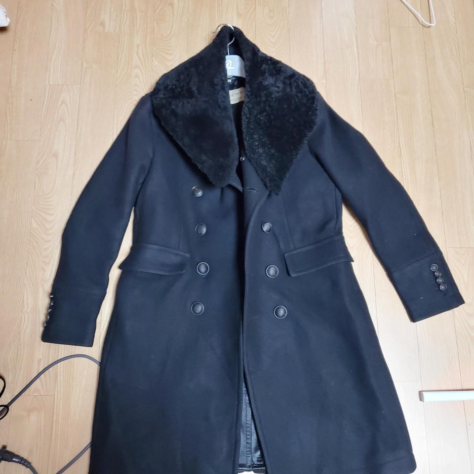 (정품) 남자 버버리코트 양털모피 탈부착