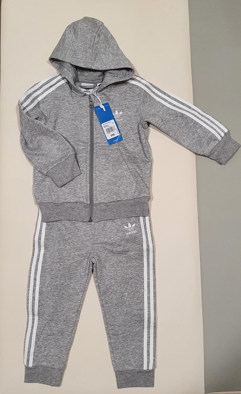 아디다스 유아 기모 트레이닝복 (새상품)