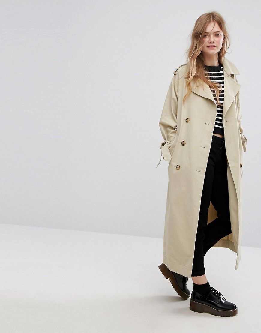 스웨덴브랜드 MONKI 트렌치코트