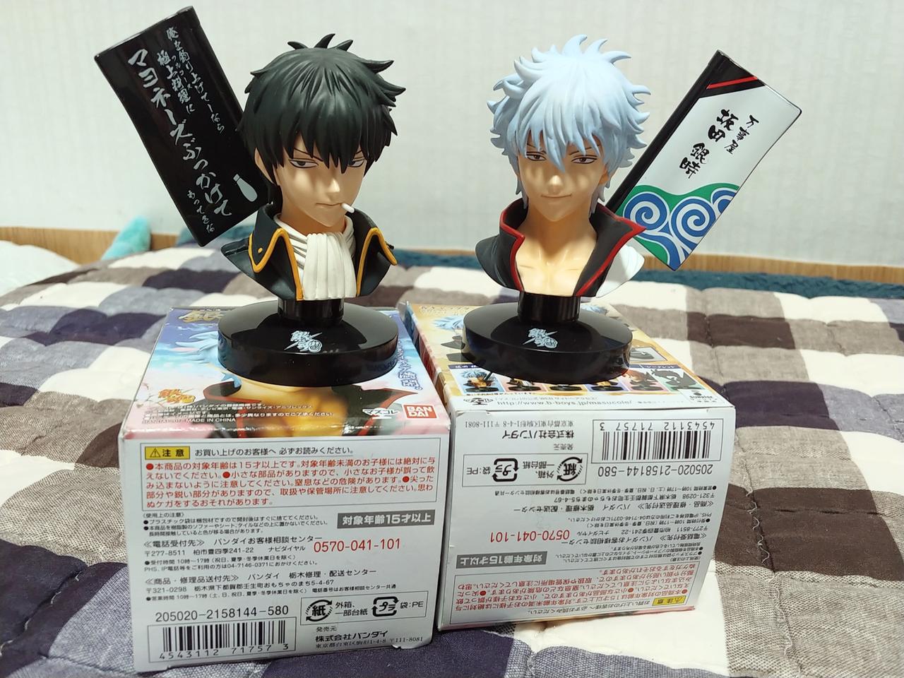 은혼 - 히지카타/긴토키 두상 피규어