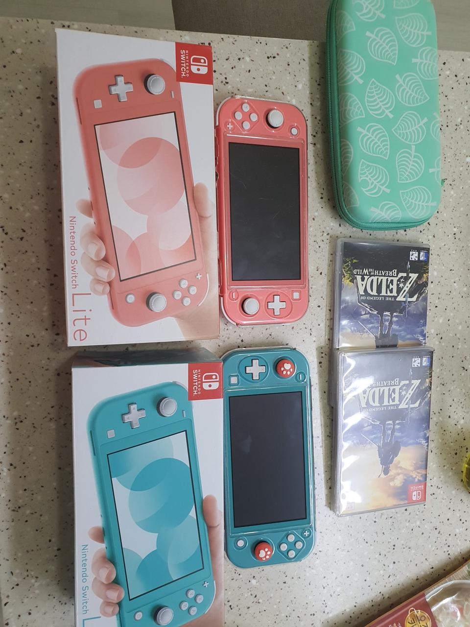 스위치라이트 코랄 풀박스 젤다 타이틀