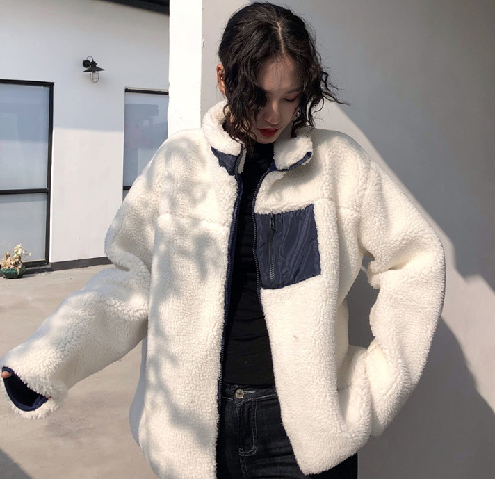 [Free]부드러운 양털후리스/양털집업/양털자켓