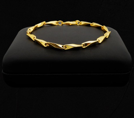 18K 특수도금 대나무육각팔찌