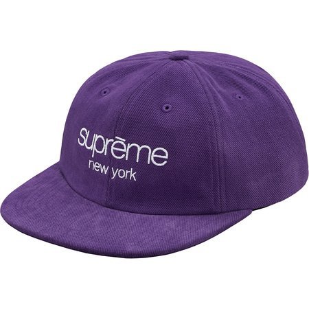 Supreme 슈프림 클래식 로고 6패널 캡