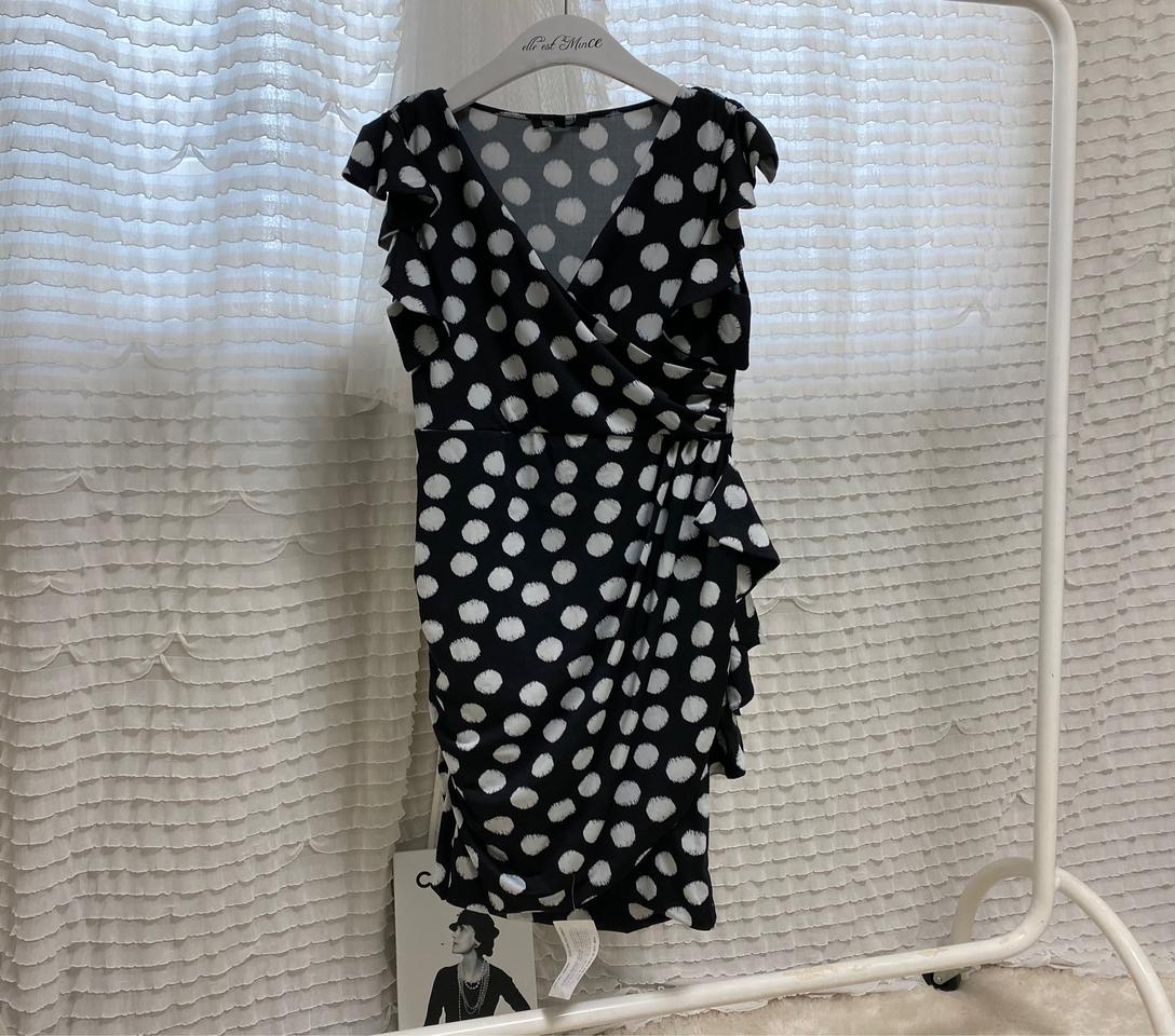 도트 프릴 원피스(새상품)