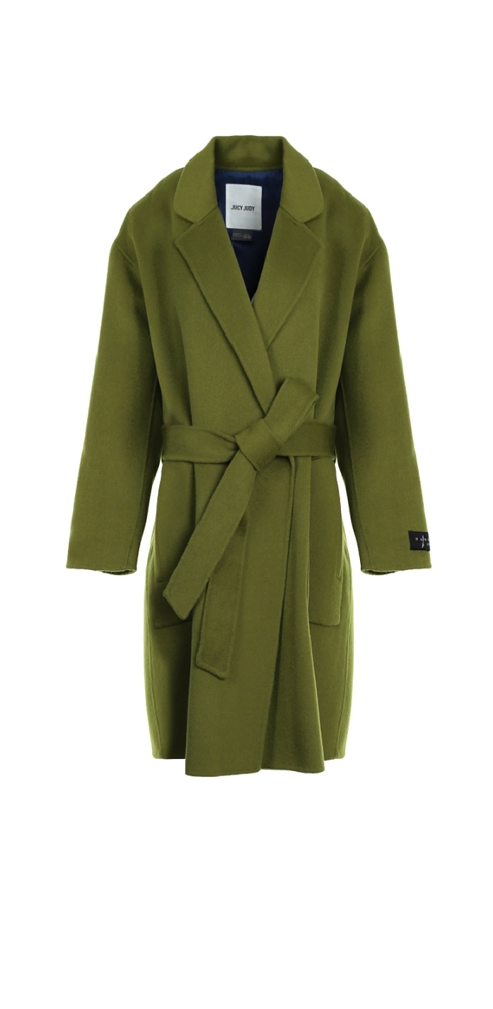 쥬시쥬디 카키 코트 77사이즈