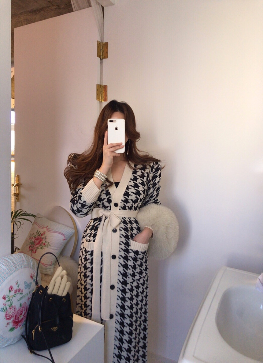 카디건 스웨터 코트