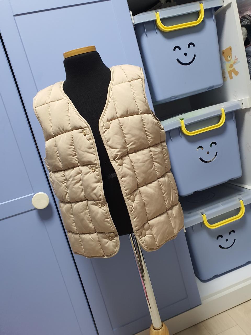 유아패딩조끼9호 새상품 가격인하