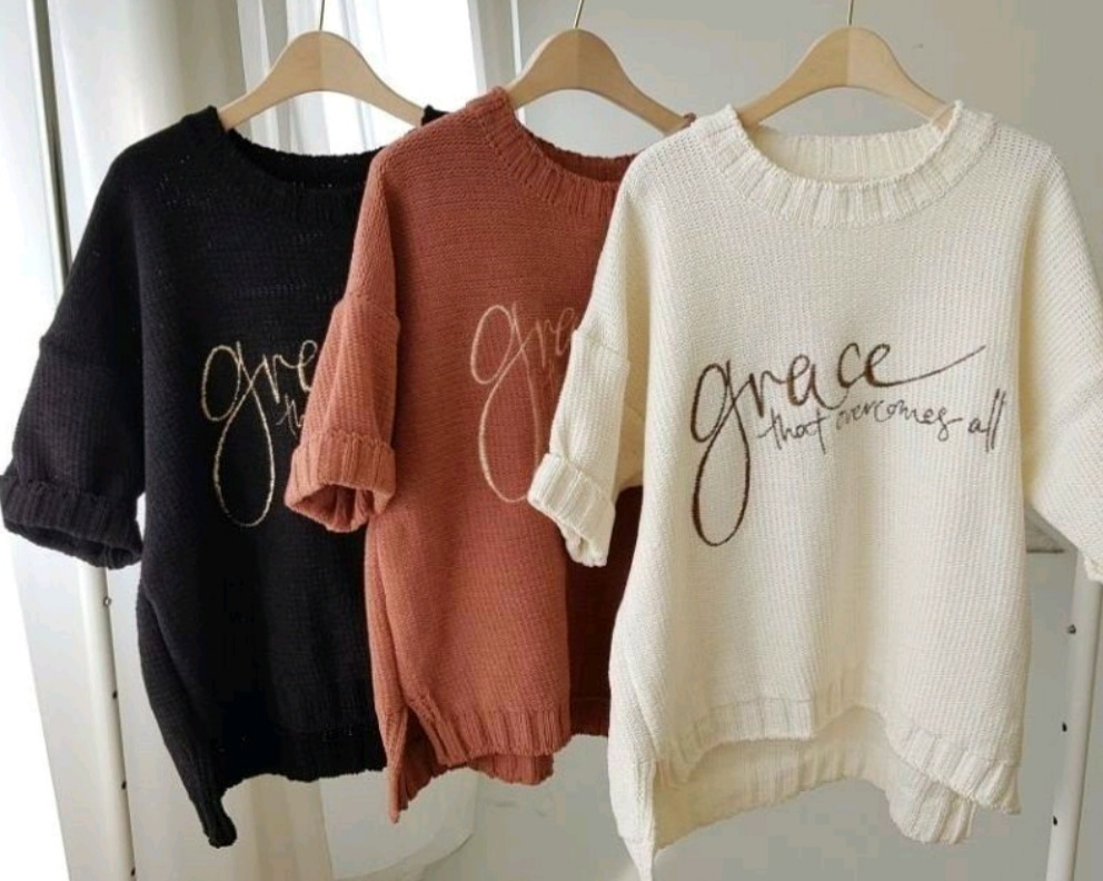 영어 니트 블랙 새상품!