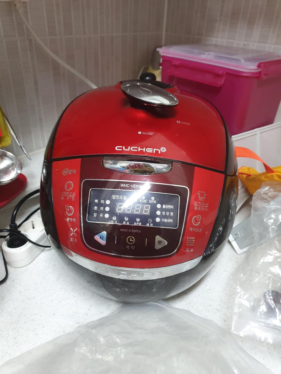 쿠첸 10인용 밥솥 판매합니다