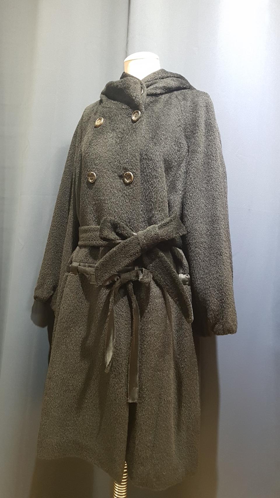 ✔(66)구호 수리알파카 오버핏 빅후드 코트^^