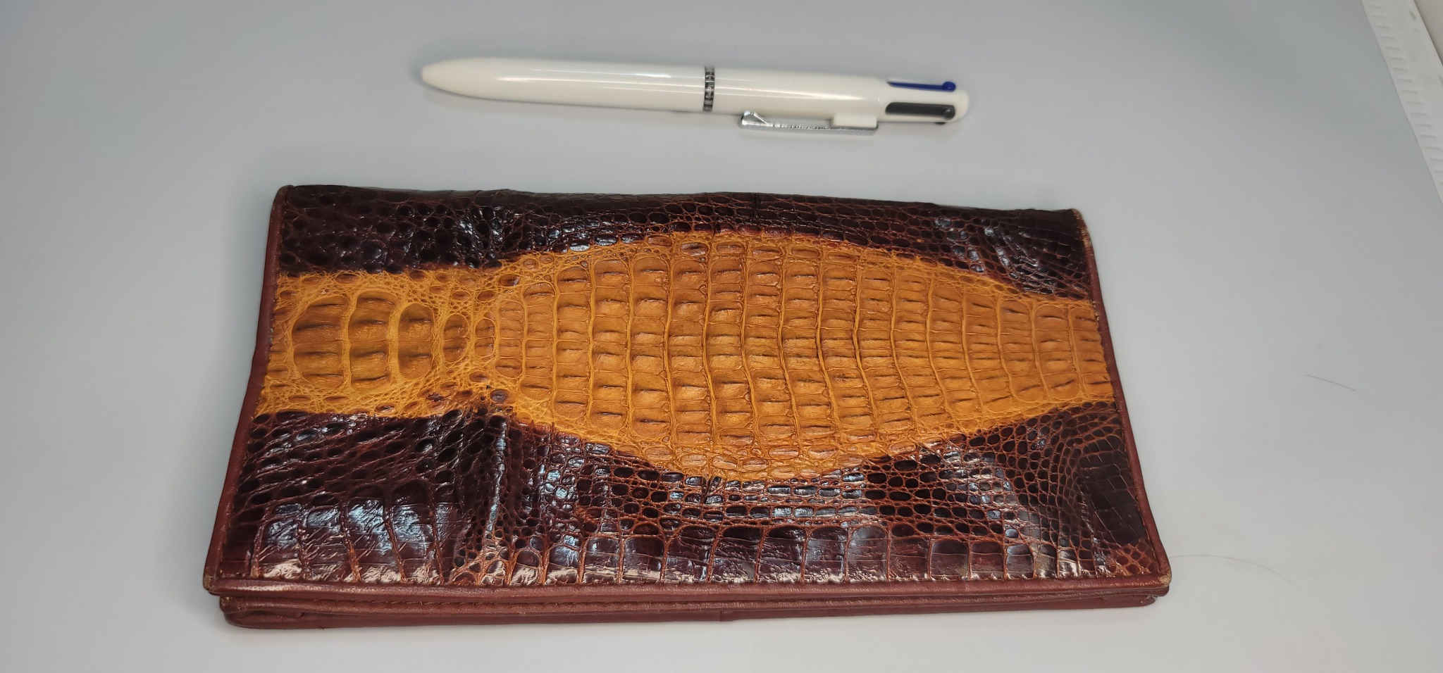 백화점 Genuine crocodile 장지갑