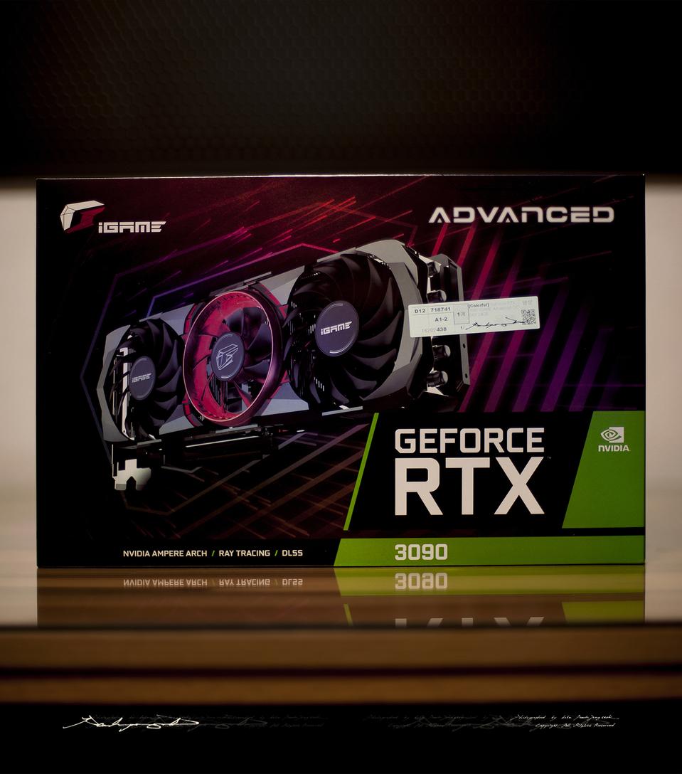 [박스미개봉 새 제품][Colorful] RTX 3090 Advanced