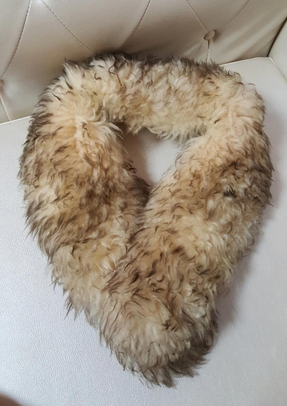 100%천연양털 숄