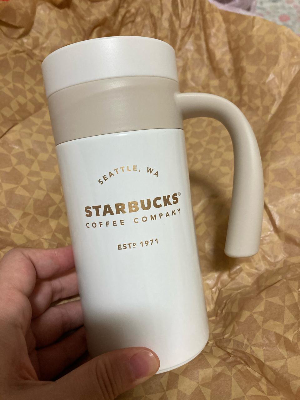 스타벅스 화이트 뉴포트 텀블러