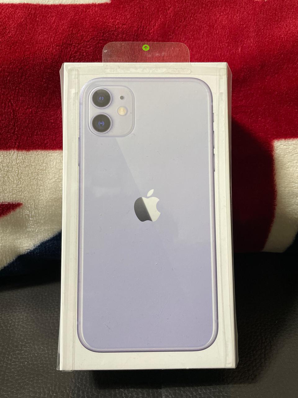 아이폰 11 128gb 퍼플 박스 (비닐O 미 사용 유선이어폰O)