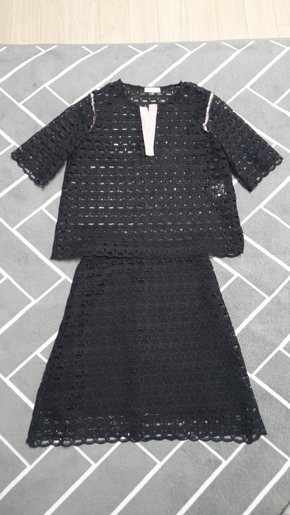 C1♡44♡산드로 메쉬 투피스