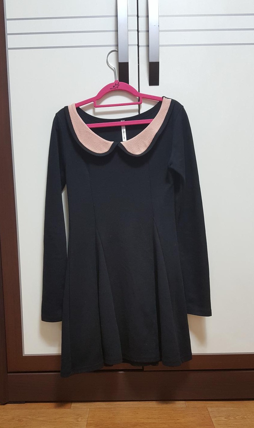 블랙 카라원피스