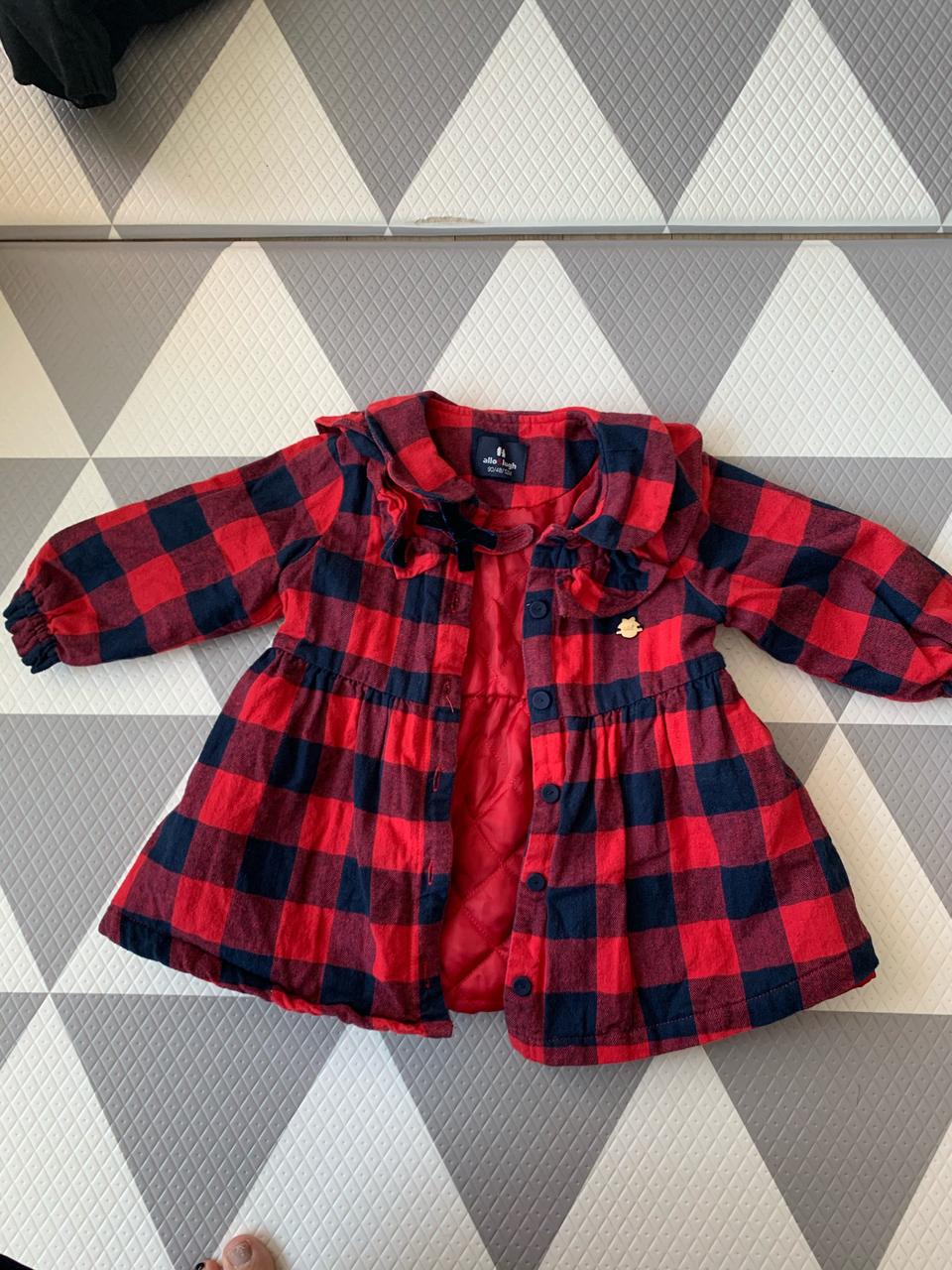 알로앤루 패딩원피스 90