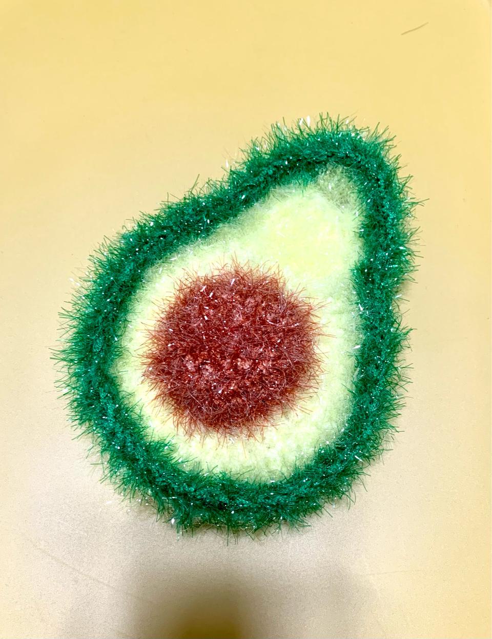 아보카도 뜨개수세미