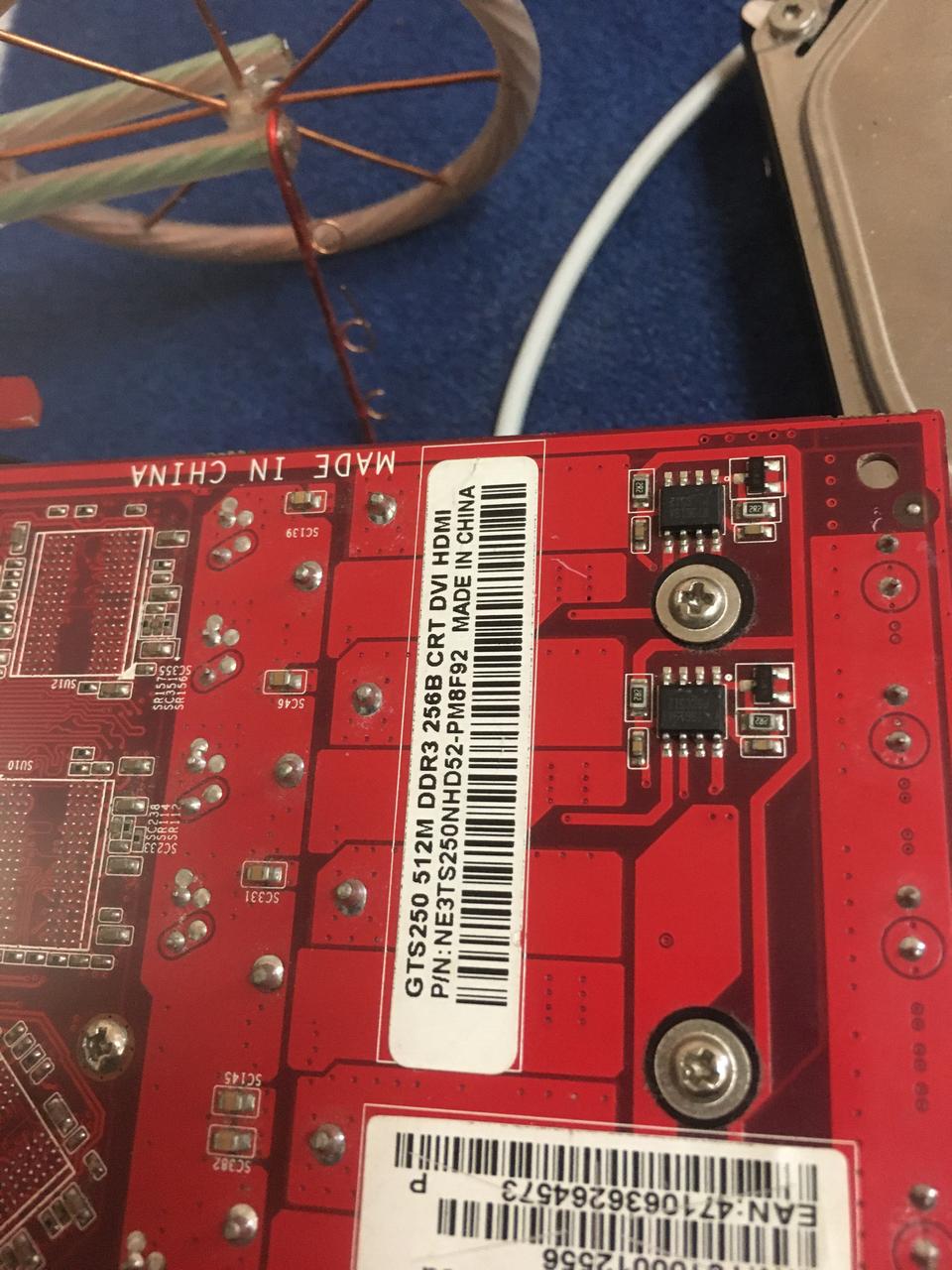 그래픽카드 geforce gts 250 팝니다