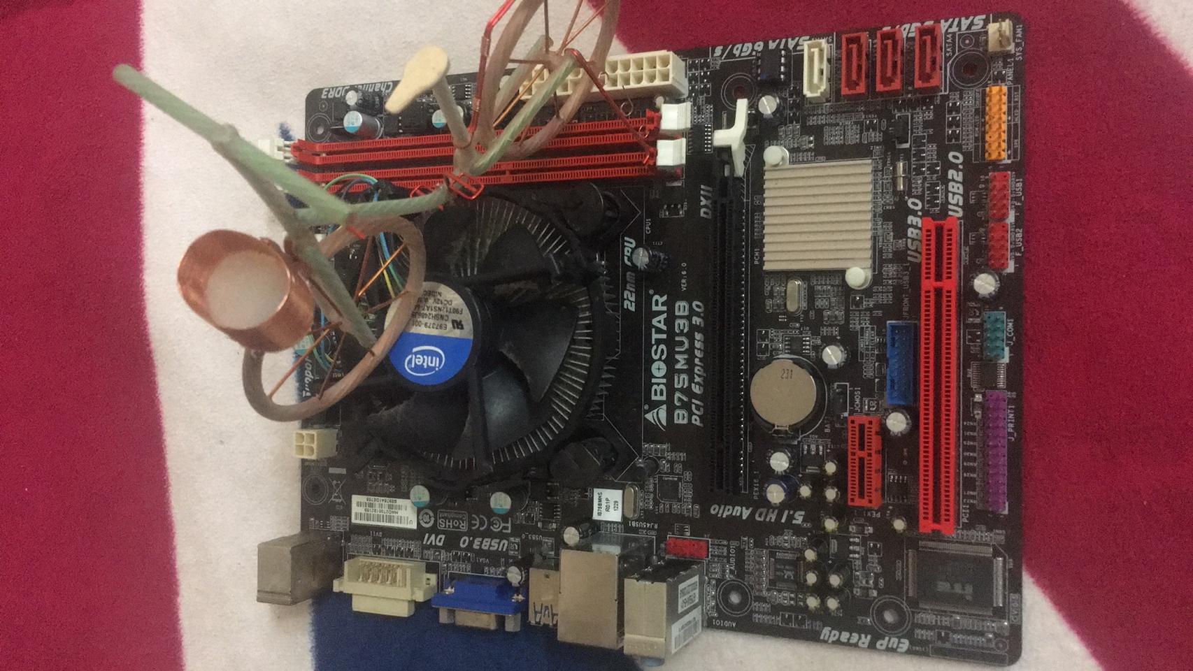 메인보드 biostar b75mu3b 팝니다