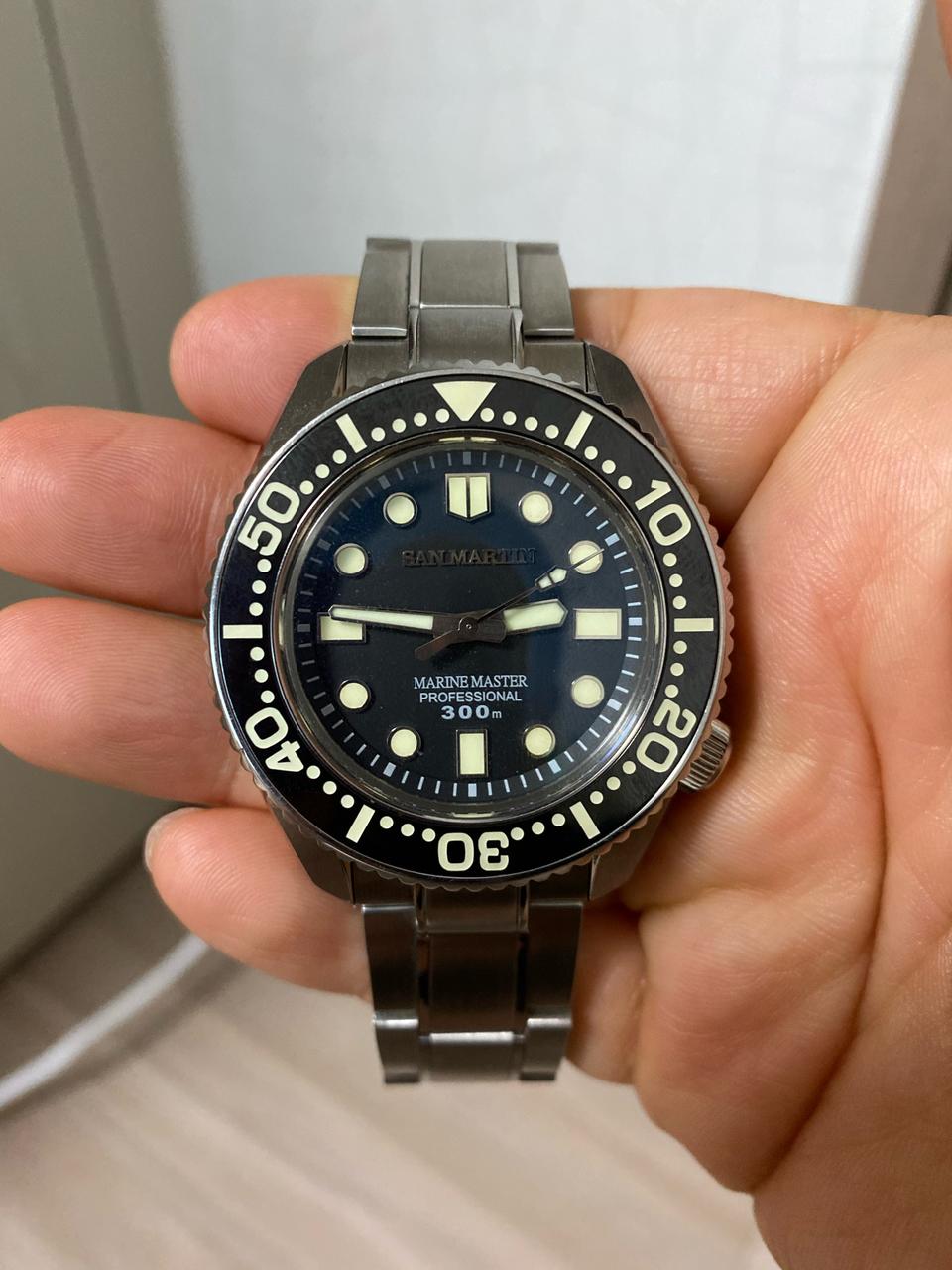 산마틴 세이코마마 오마쥬 다이버 시계